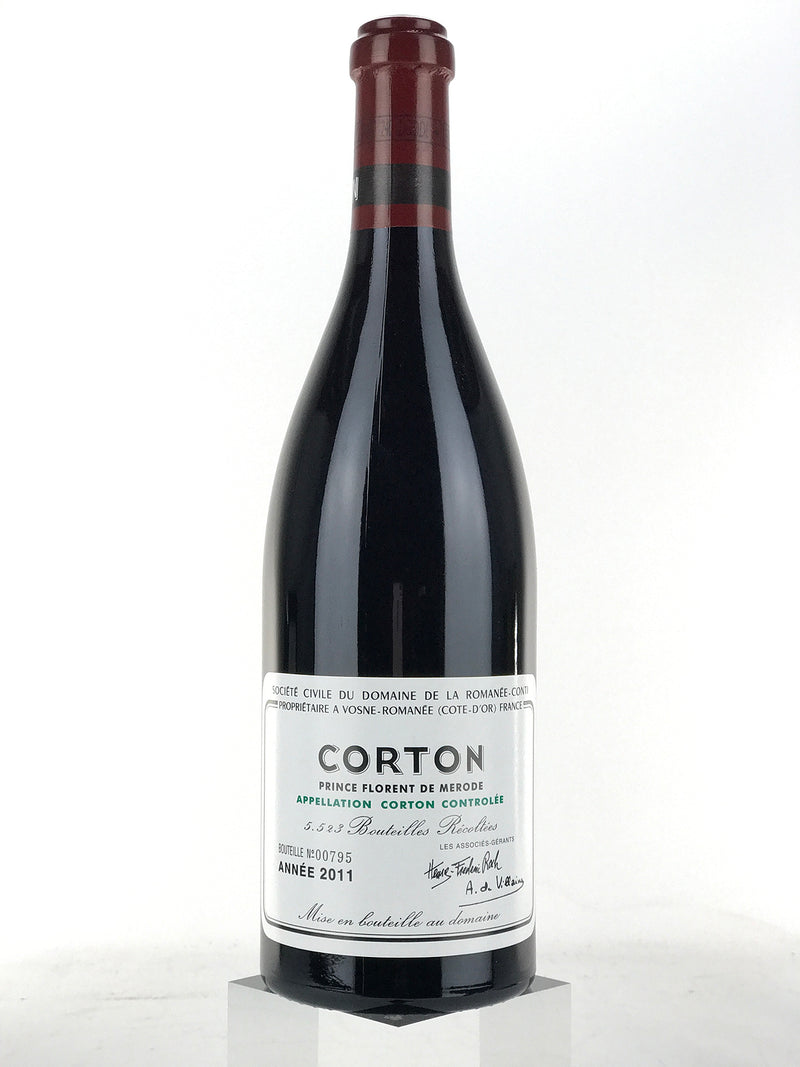 2011 Domaine de la Romanee-Conti, DRC, Corton Grand Cru, Prince Florent de Merode, Bottle (750ml)