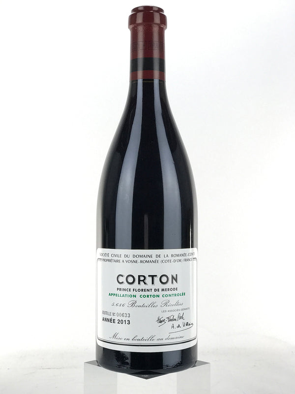 2013 Domaine de la Romanee-Conti, DRC, Corton Grand Cru, Prince Florent de Merode, Bottle (750ml)