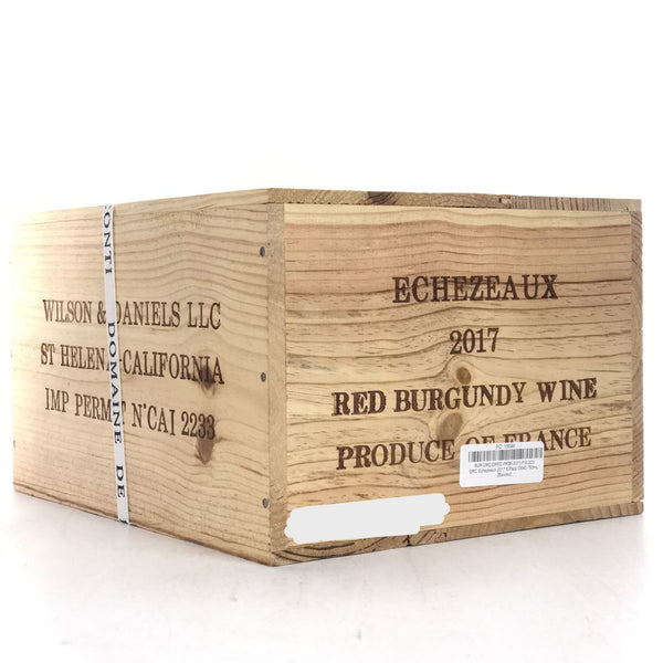 2017 Domaine de la Romanee-Conti, DRC, Echezeaux Grand Cru, Case of 6