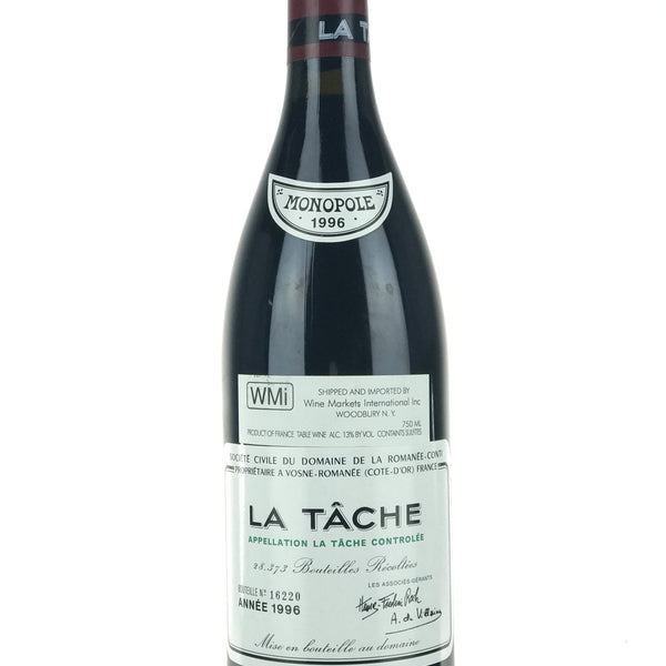1996 Domaine de la Romanee-Conti, DRC, La Tache Grand Cru, Bottle (750