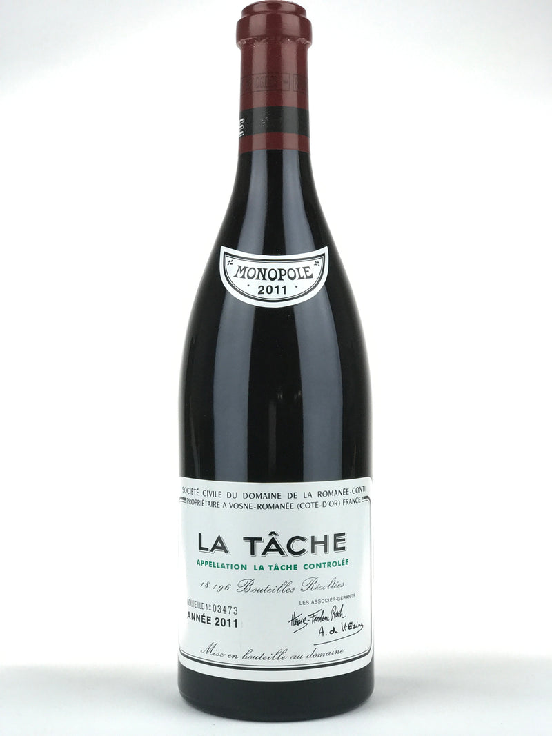 2011 Domaine de la Romanee-Conti, DRC, La Tache Grand Cru, Bottle
