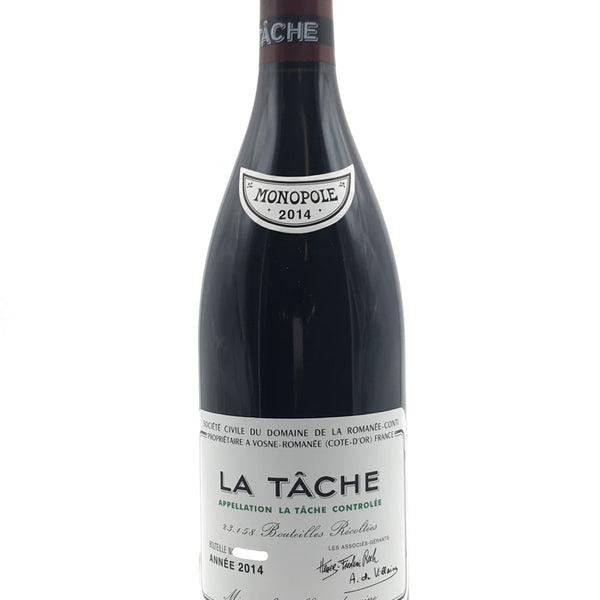 DRC LA TÂCHE 2014 空瓶　750ml コルク付き 空瓶】ロマネコンティ/ラ・ターシュ 2014年 コルクあり 【公式通販】