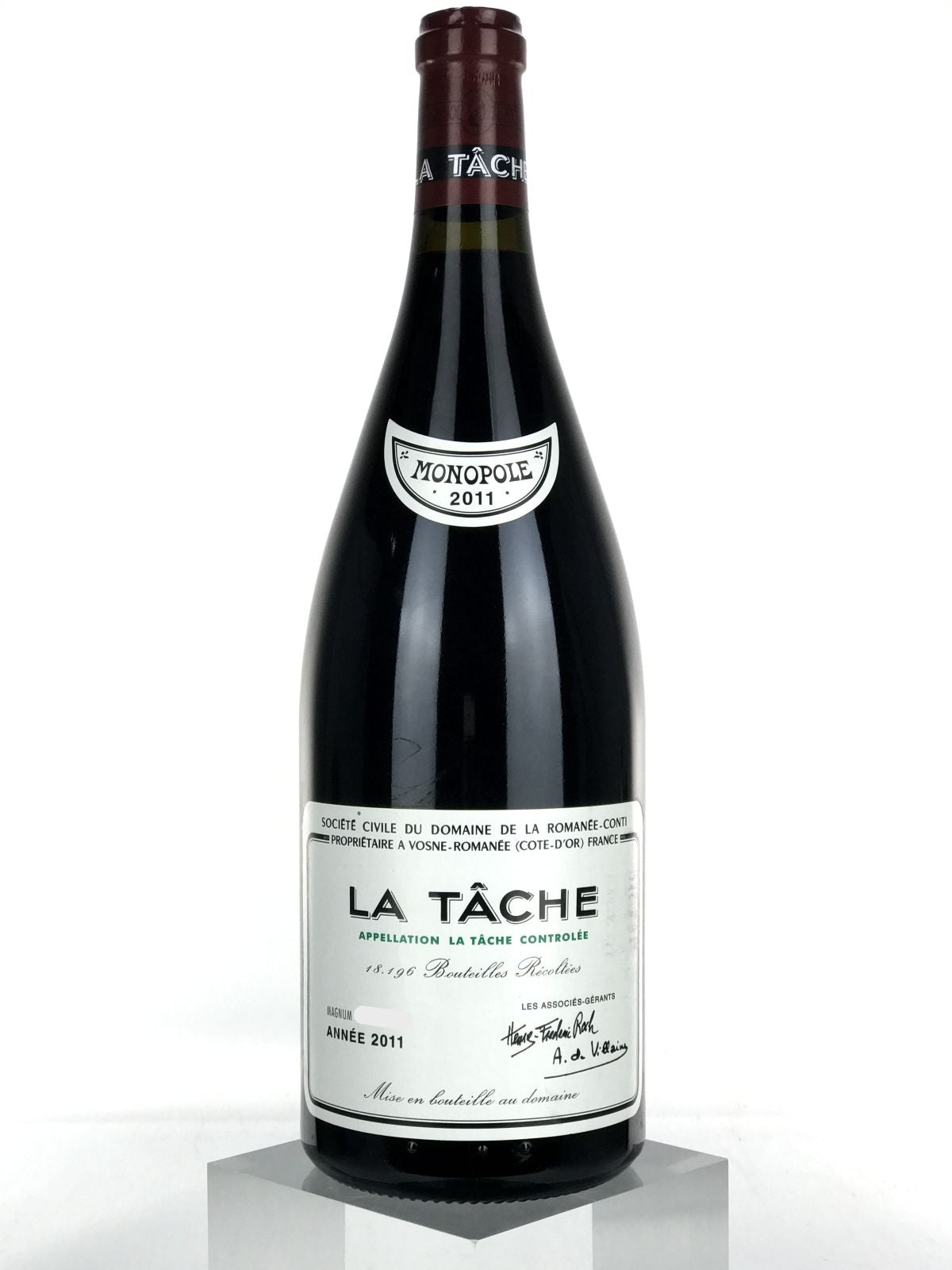 2011 Domaine de la Romanee-Conti, DRC, La Tache Grand Cru, Magnum