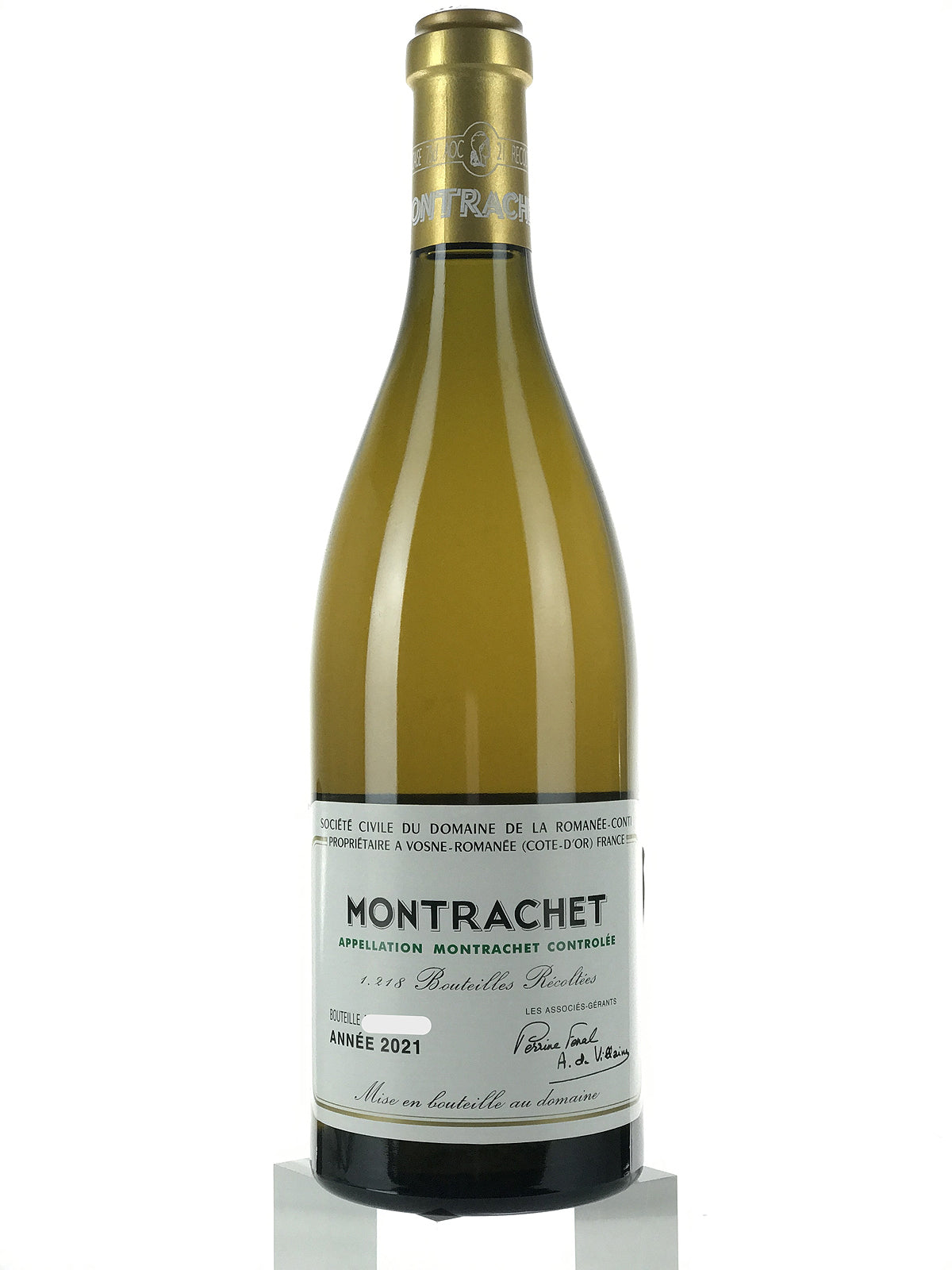 2021 Domaine de la Romanee-Conti, DRC, Montrachet Grand Cru, Bottle (7