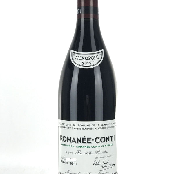 2019 Domaine de la Romanee-Conti, DRC, Romanee-Conti Grand Cru, Bottle