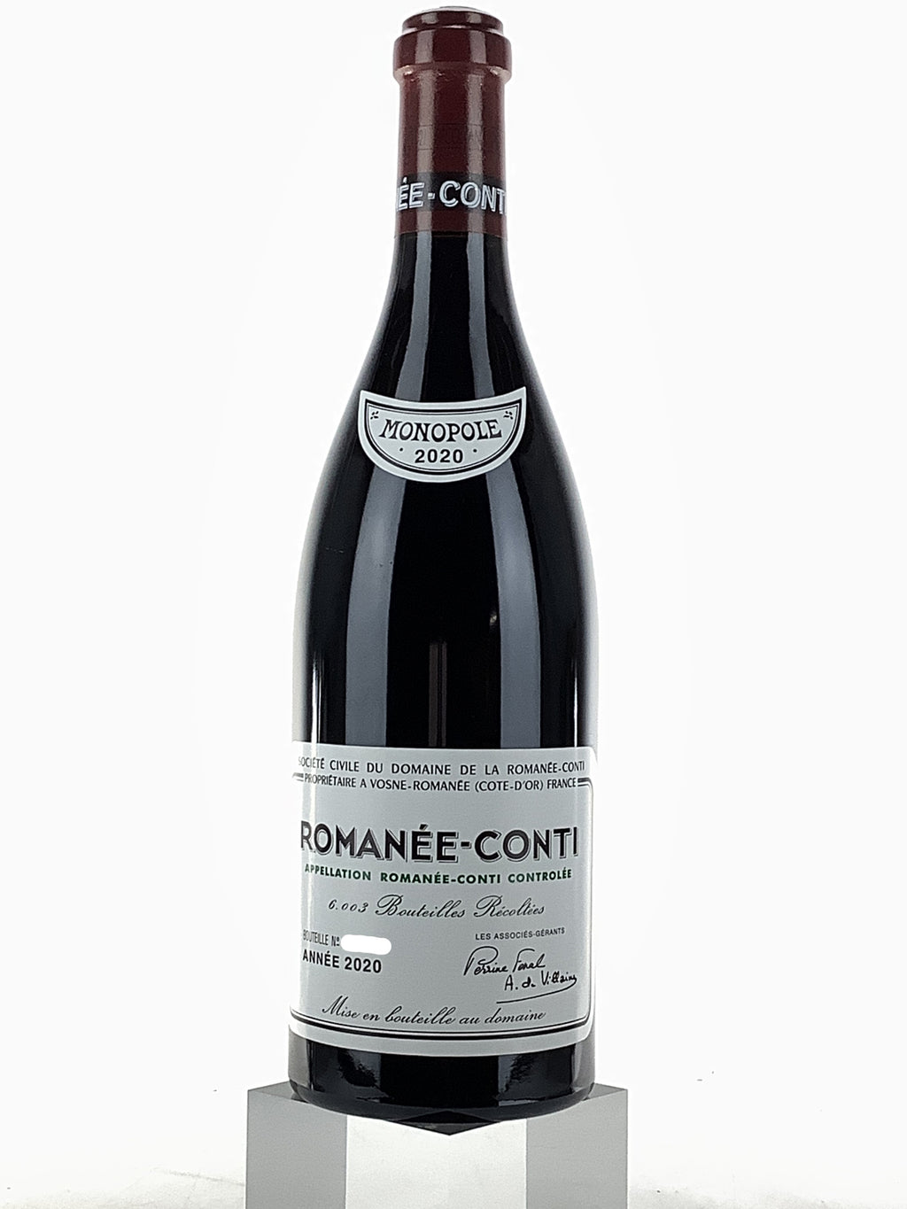 2020 Domaine de la Romanee-Conti, DRC, Romanee-Conti Grand Cru, Bottle ...
