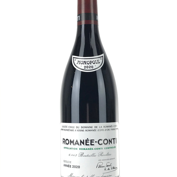 2020 Domaine de la Romanee-Conti, DRC, Romanee-Conti Grand Cru, Bottle