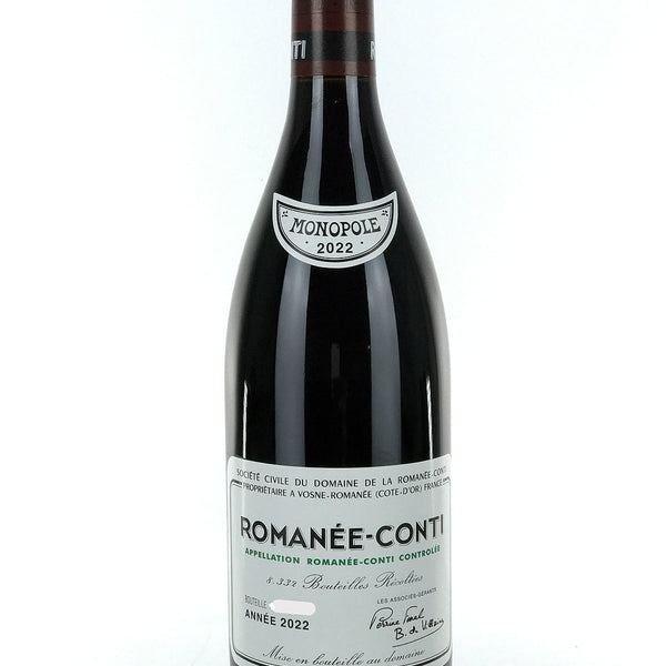 (空き瓶)ROMANÉE-CONTI 2022 750ml BURDRCDRRC-0750-2022-