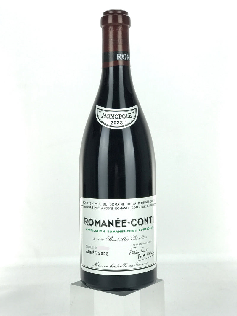 Domaine de la Romanee-Conti 空きボトル 2023 Domaine de la Romanee-Conti, DRC, Romanee-Conti Grand Cru, Bottle