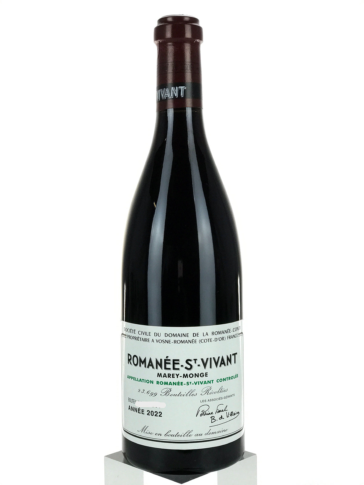 2022 Domaine de la Romanee-Conti, DRC, Romanee-Saint-Vivant Grand Cru,