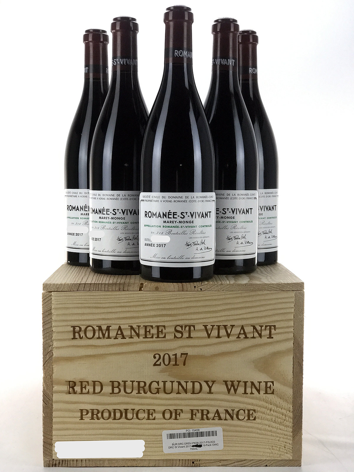 2017 Domaine de la Romanee-Conti, DRC, Romanee-Saint-Vivant Grand Cru,