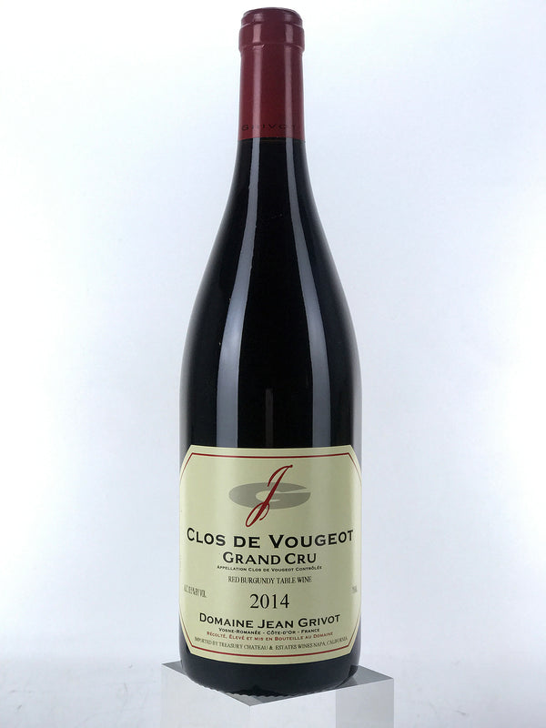 2014 Domaine Jean Grivot, Clos de Vougeot Grand Cru, Bottle (750ml)