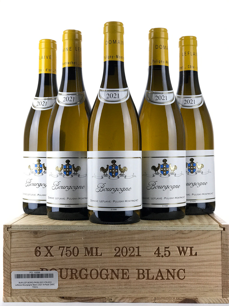 2021 Domaine Leflaive, Bourgogne, Blanc, Case of 6 btls