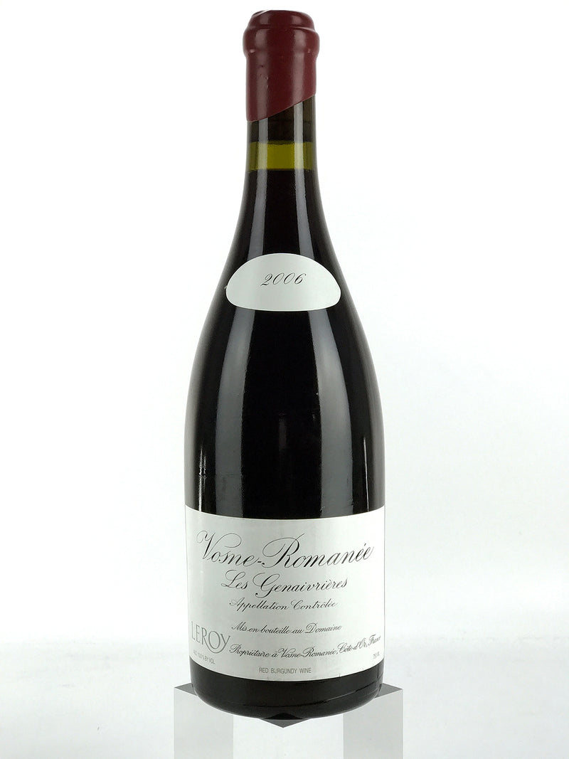 2006 Domaine Leroy, Vosne-Romanee, Aux Genaivrieres, Bottle (750ml)