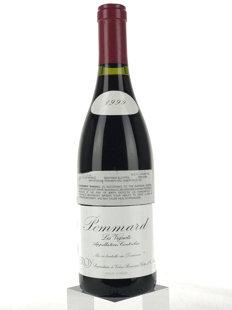 1999 Domaine Leroy, Pommard, Les Vignots, Bottle (750ml)
