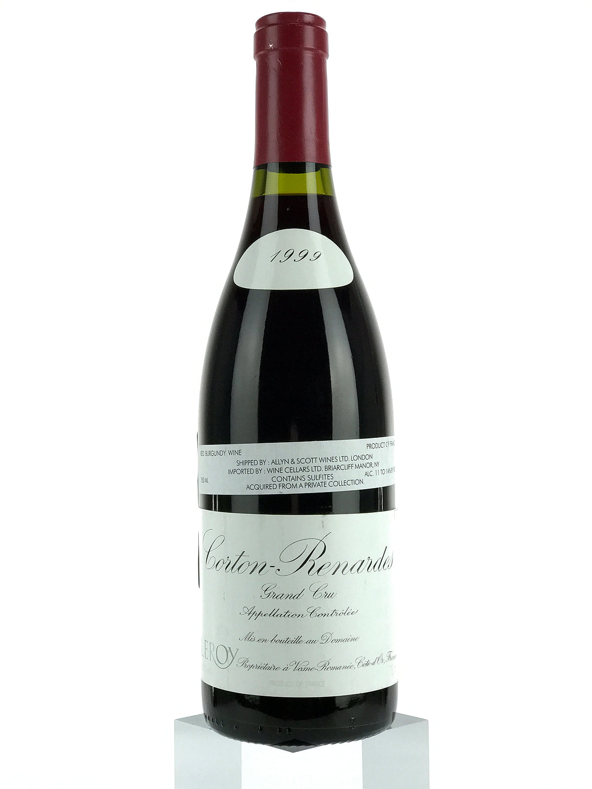 1999 Domaine Leroy, Corton Grand Cru, Les Renardes, Bottle (750ml)