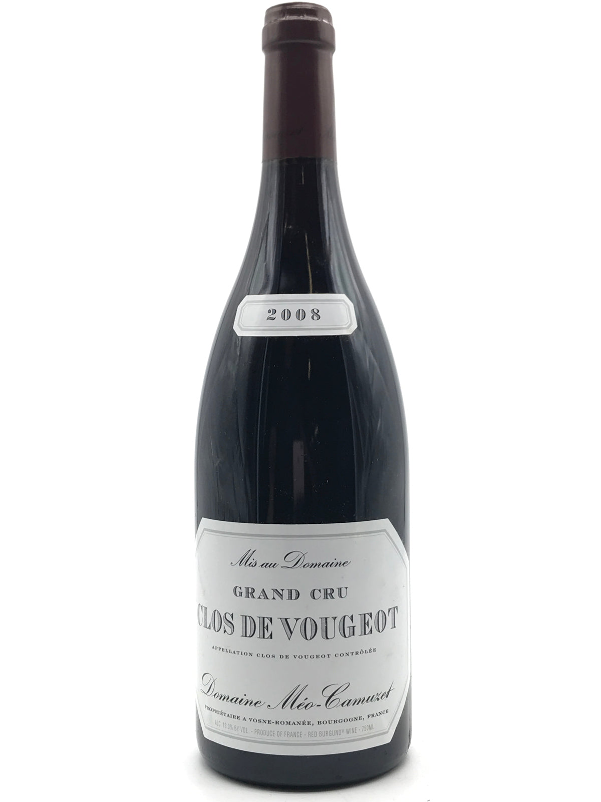 Domaine Méo-Camuzet Echezeaux 2008空瓶 BURMEOMEOV-0750-2008-
