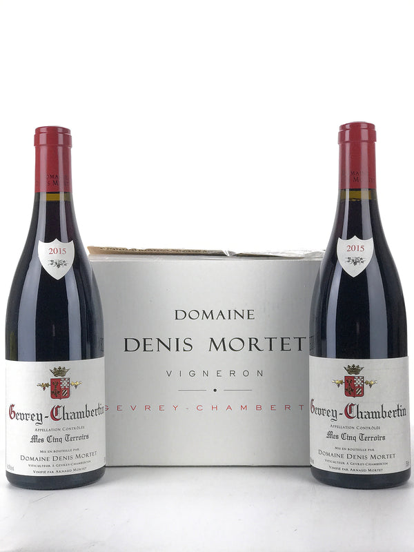 2015 Domaine Denis Mortet, Gevrey-Chambertin, Mes Cinq Terroirs, Case of 6 btls