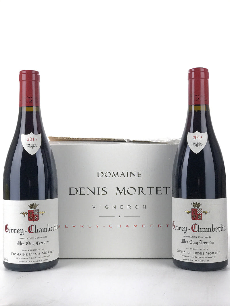 2015 Domaine Denis Mortet, Gevrey-Chambertin, Mes Cinq Terroirs, Case of 6 btls