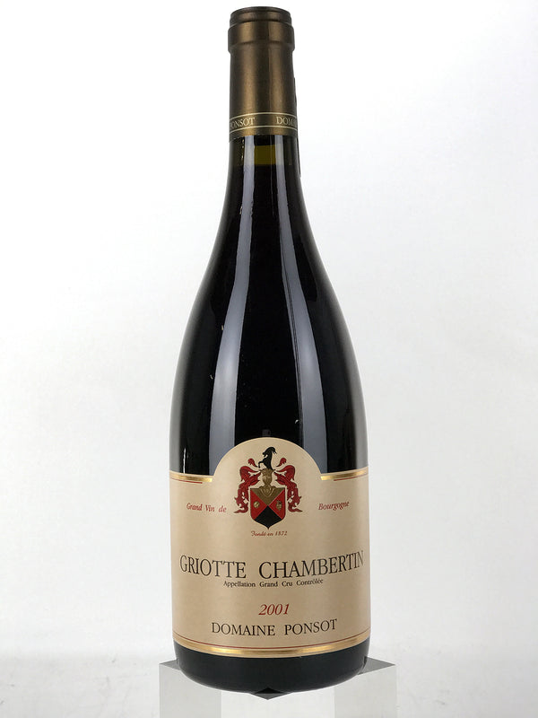 2001 Domaine Ponsot, Griotte-Chambertin Grand Cru, Bottle (750ml)