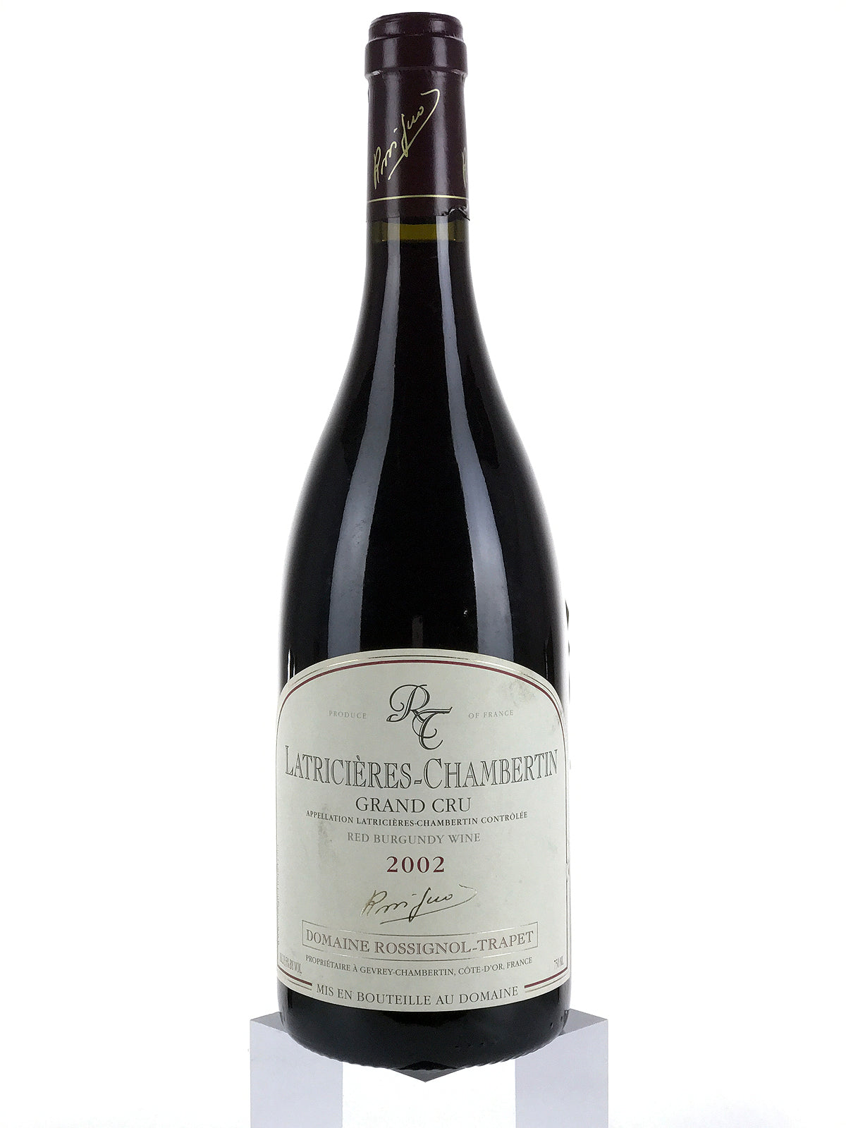 2002 Rossignol-Trapet, Latricieres Chambertin Grand Cru, bottle (750mL