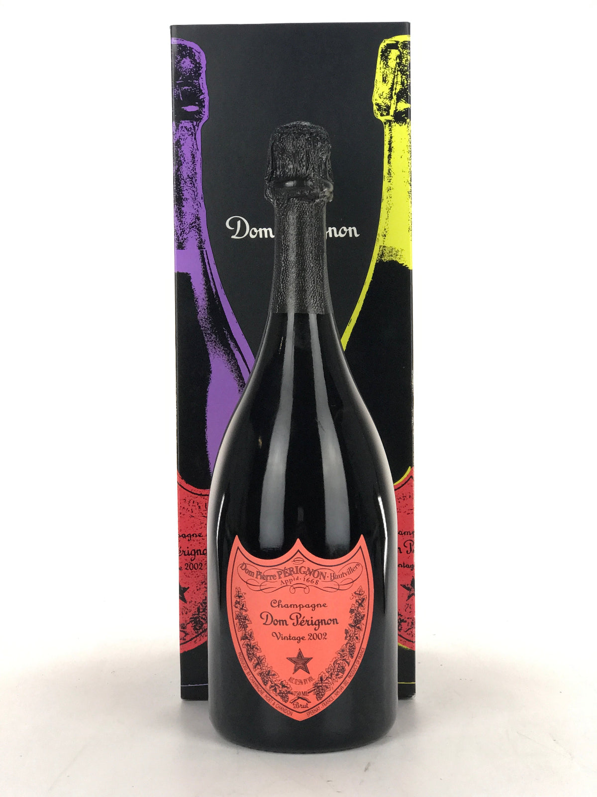 Dom Pérignon Vintage 2002 Andy Warhol 2002 Dom Perignon, Andy Warhol Tribute Label Red, Bottle (750ml) [Gift