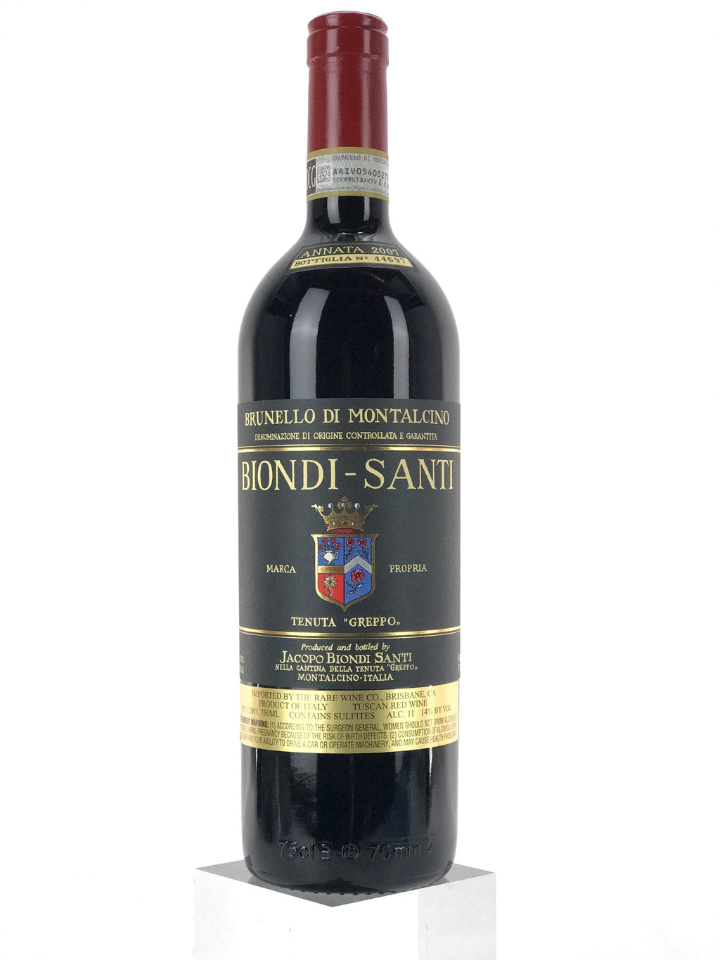 2007 Biondi Santi Tenuta Greppo Brunello di Montalcino DOCG, Tuscany ...