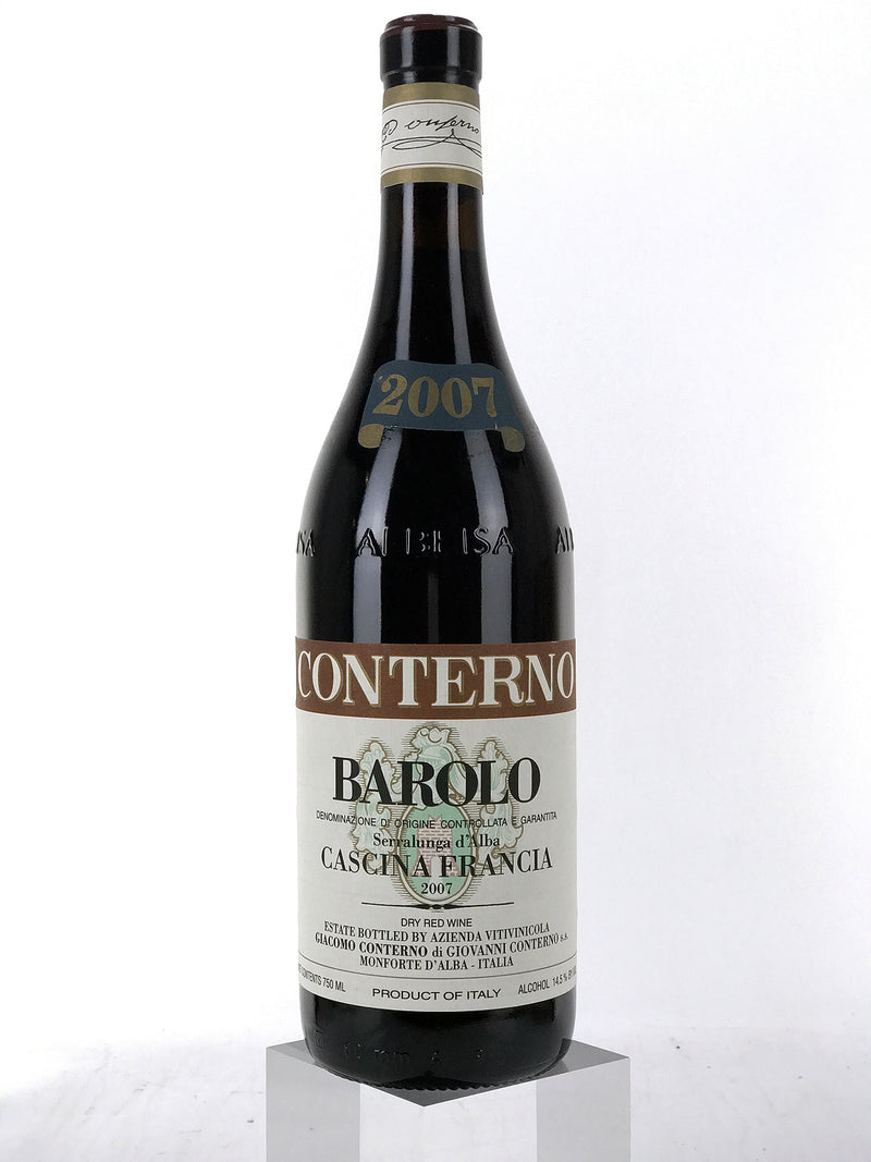 2007 Giacomo Conterno, Barolo, Francia Cascina, Bottle (750ml)