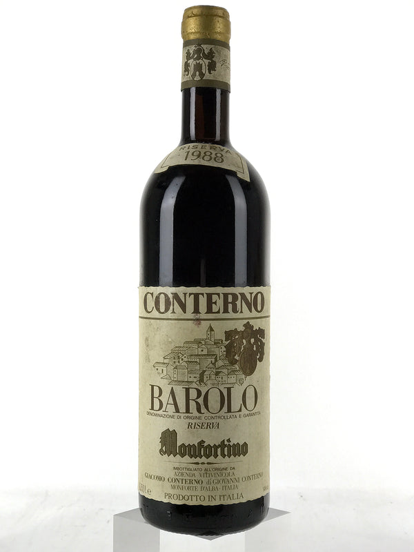 1988 Giacomo Conterno, Barolo, Monfortino Riserva, Bottle (750ml),  [Bin Soiled Label]