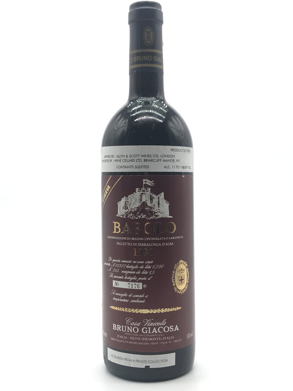 1990 Bruno Giacosa, Barolo, Falletto di Serralunga d'Alba, Bottle (750ml)