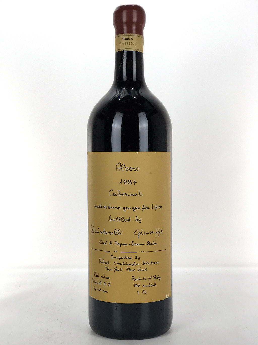 1997 Giuseppe Quintarelli Alzero, Cabernet, Veneto, D-Magnum (3L)