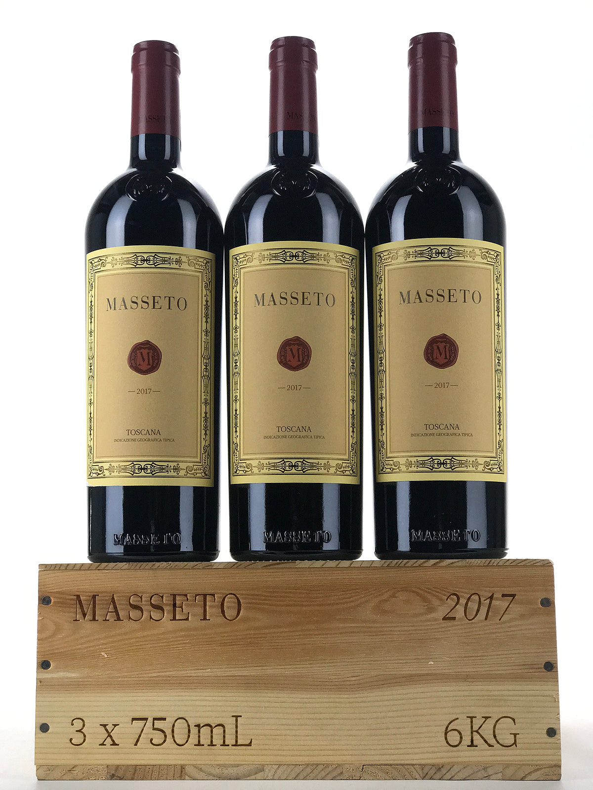 2017 Masseto Toscana, Tuscany, Case of 3 Btls, [Banded] – Grand 
