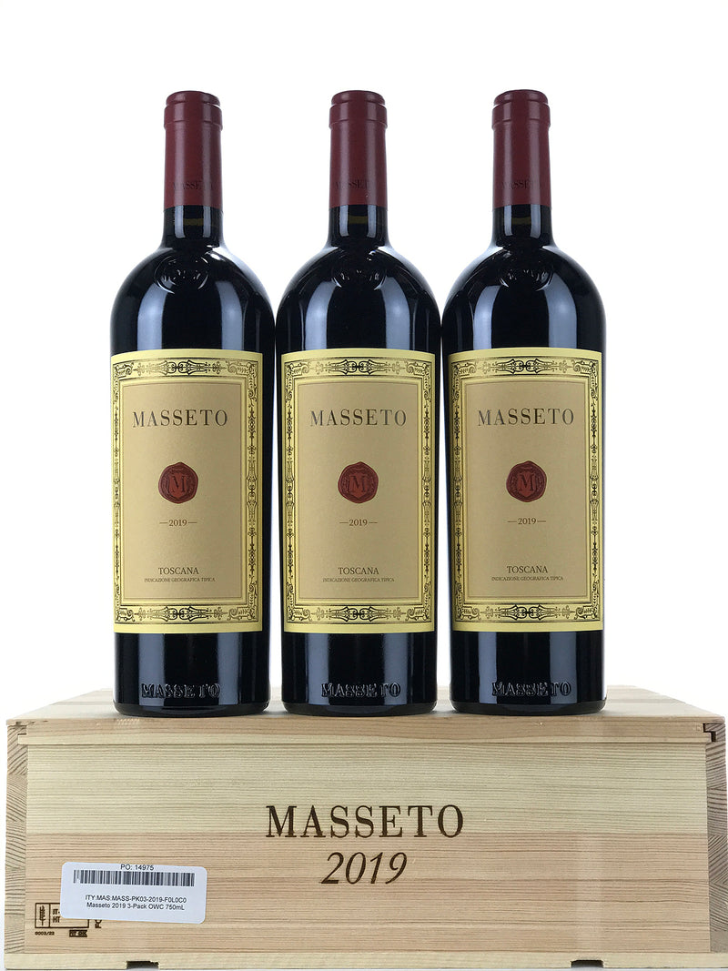 2019 Masseto Toscana, Tuscany, Case of 3 Btls