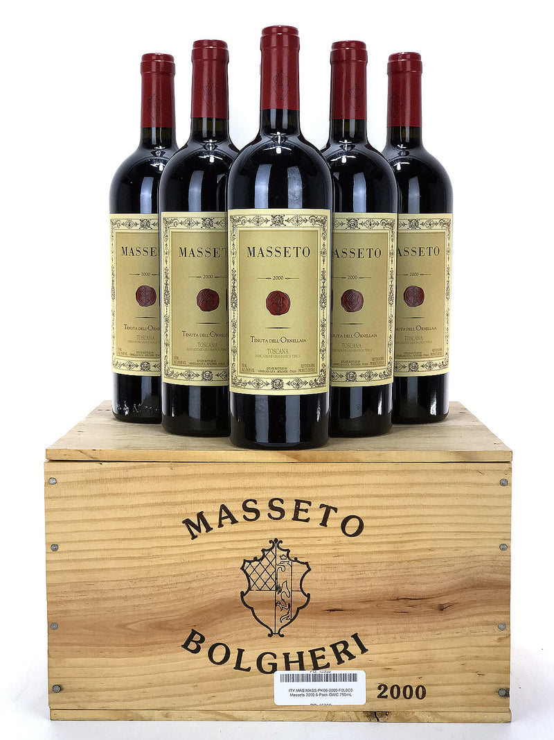 2000 Masseto Toscana, Tuscany, Case of 6 Btls