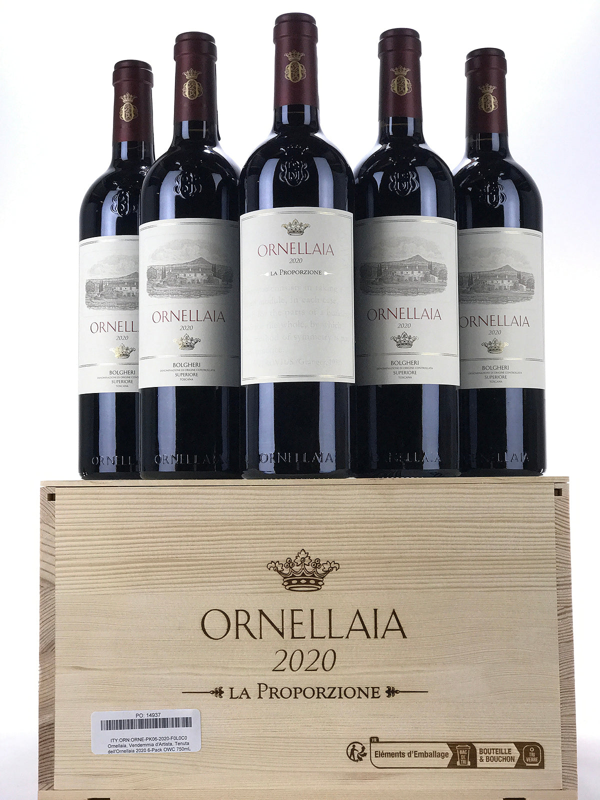 2020 Ornellaia, Tenuta dell'Ornellaia, Bolgheri Superiore, Case of 6 B