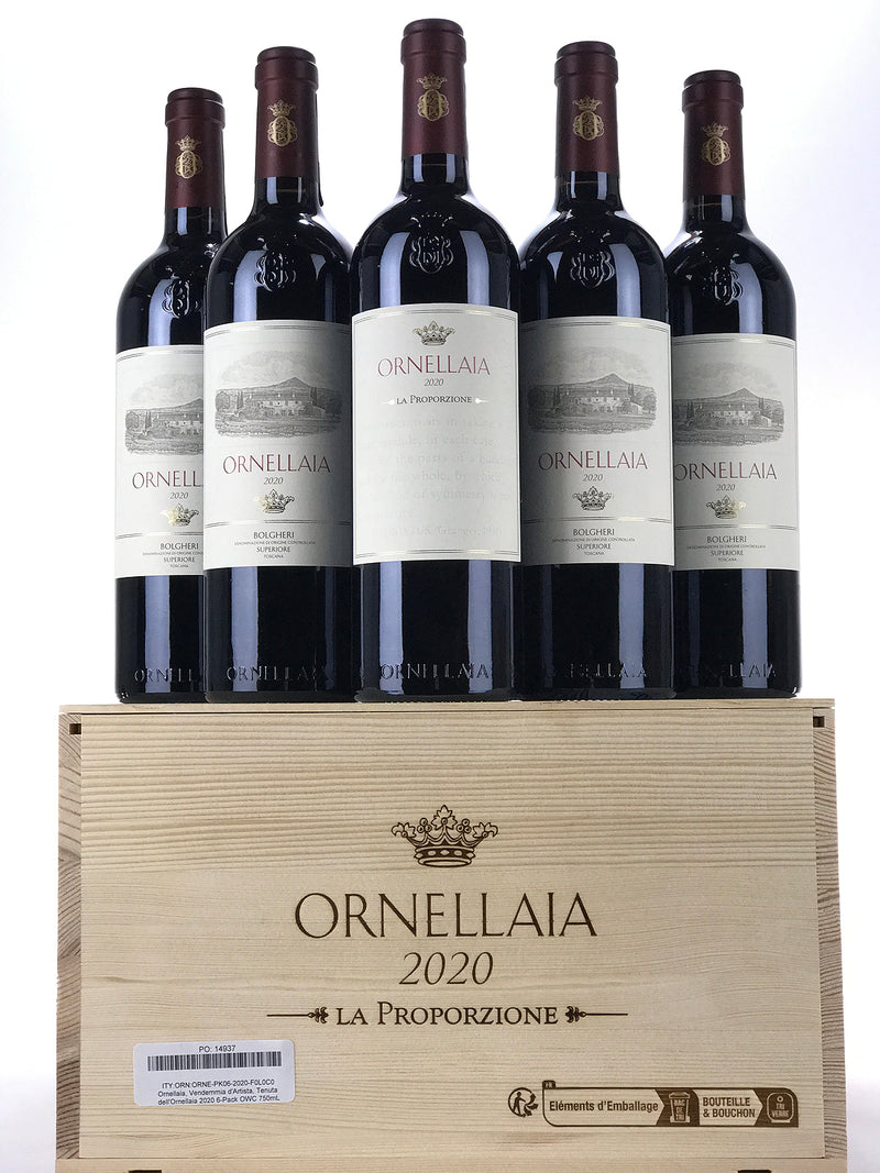 2020 Ornellaia, Vendemmia d'Artista, Special Edition, Tenuta dell'Ornellaia, Bolgheri Superiore, Case of 6 Btls