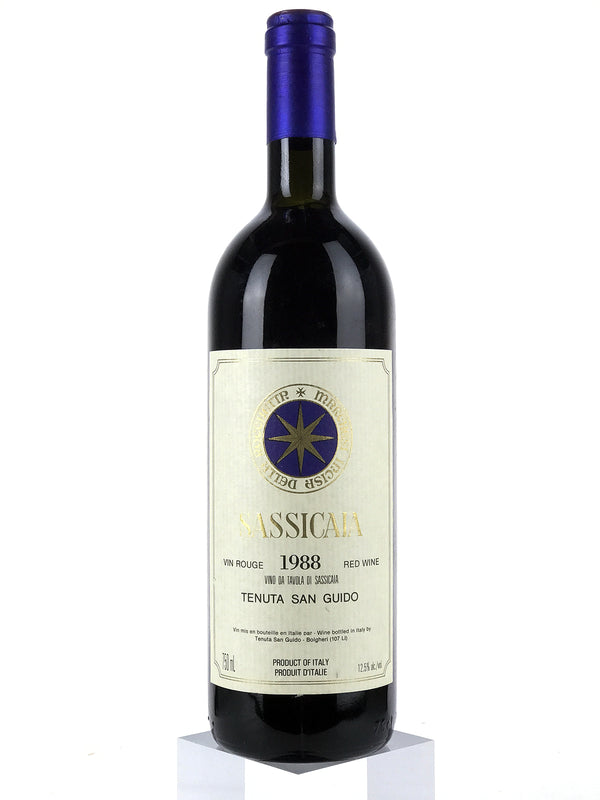 1988 Sassicaia, Tenuta San Guido, Bolgheri, Tuscany, Bottle (750ml) [Top Shoulder]