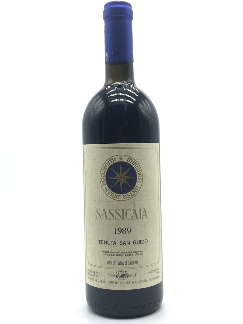 1989 Sassicaia, Tenuta San Guido, Bolgheri, Bottle (750ml)