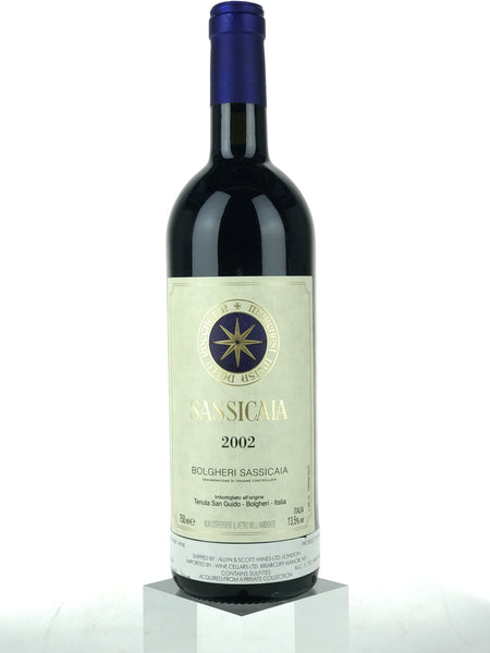ワイン Sassicaia 2002 Bolgheri Sassicaia 750ml 2002 Sassicaia, Tenuta San Guido, Bolgheri, Tuscany, Bottle