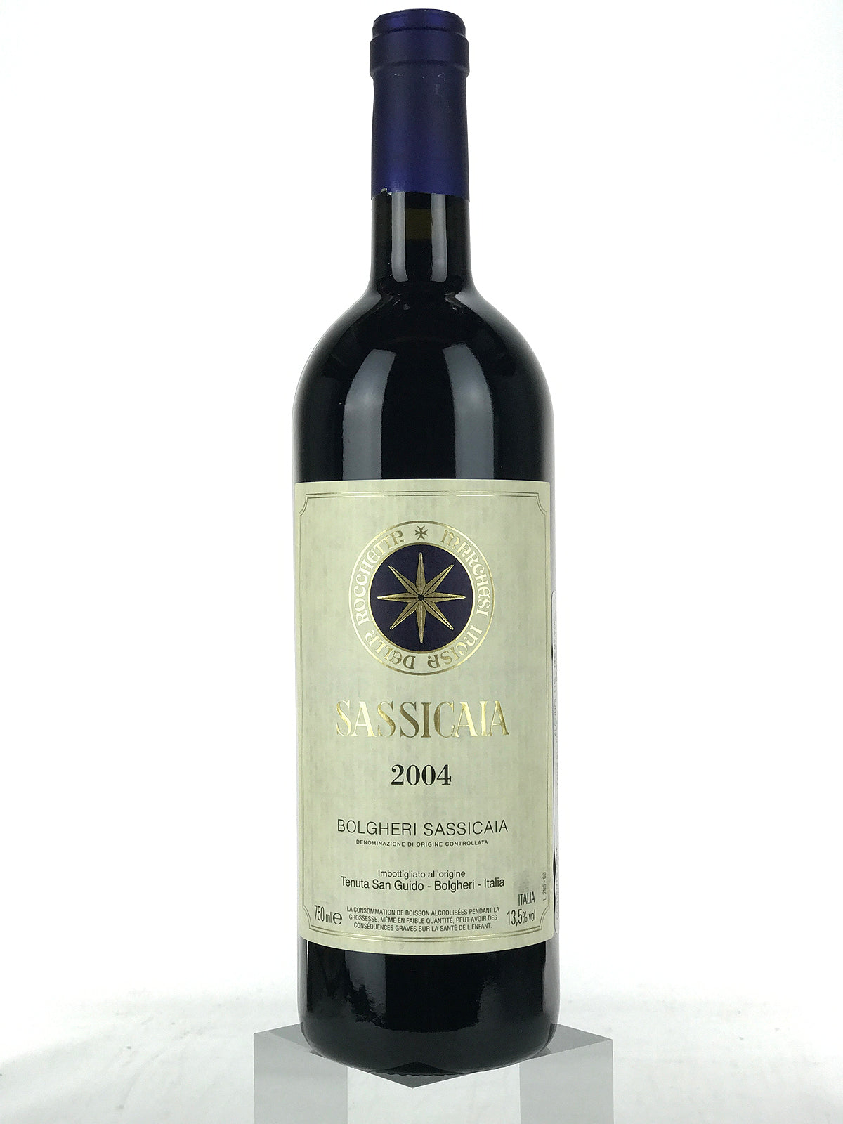 ワイン Sassicaia 2002 Bolgheri Sassicaia 750ml 2004 Sassicaia, Tenuta San Guido, Bolgheri, Tuscany, Bottle (750ml)