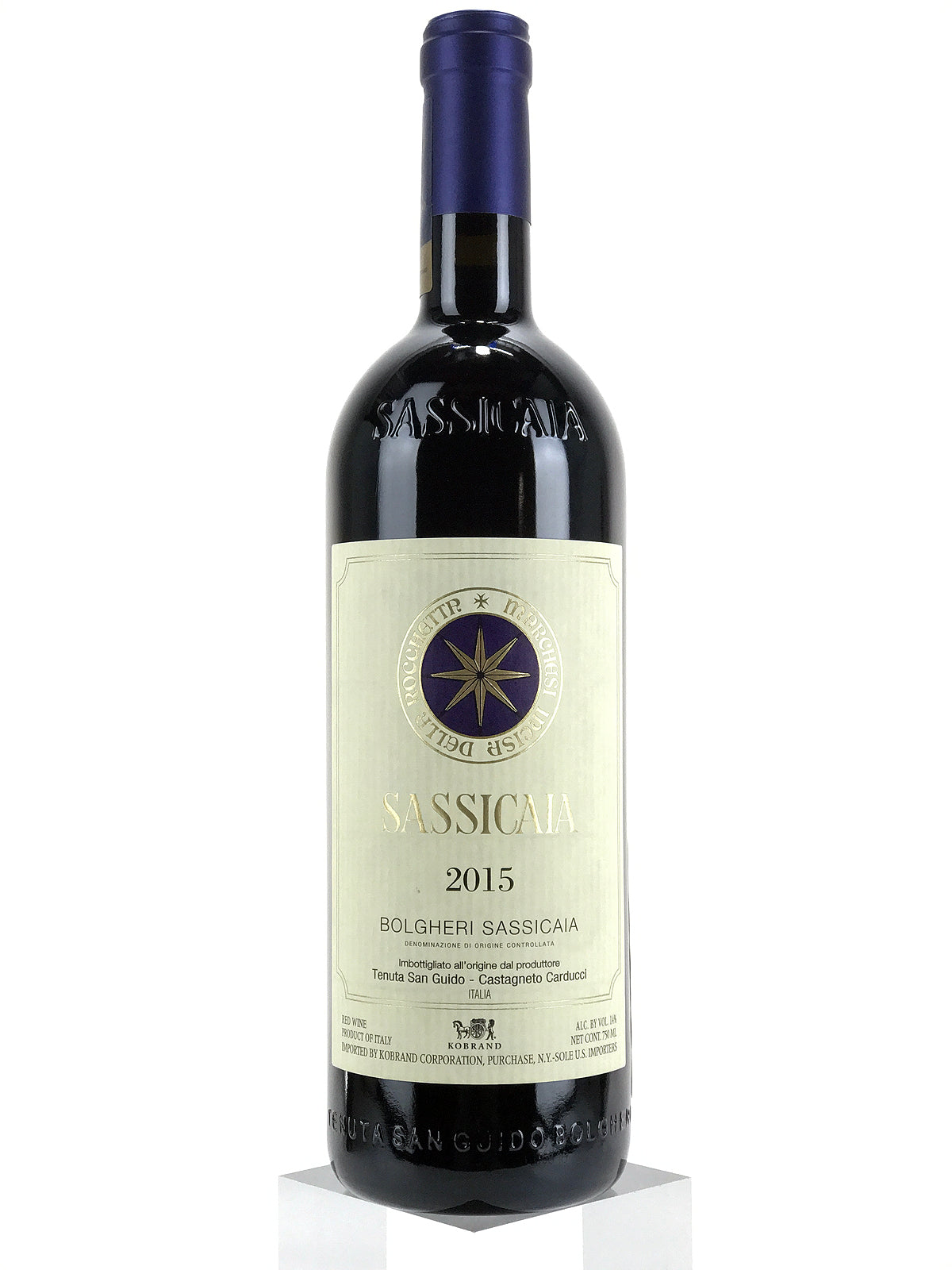Sassicaia 2015 赤ワイン 750ml 2015 Sassicaia, Tenuta San Guido, Bolgheri, Tuscany, Bottle (750ml) [W