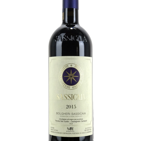Sassicaia 2015 赤ワイン 750ml ITYSASSASS-0750-2015-