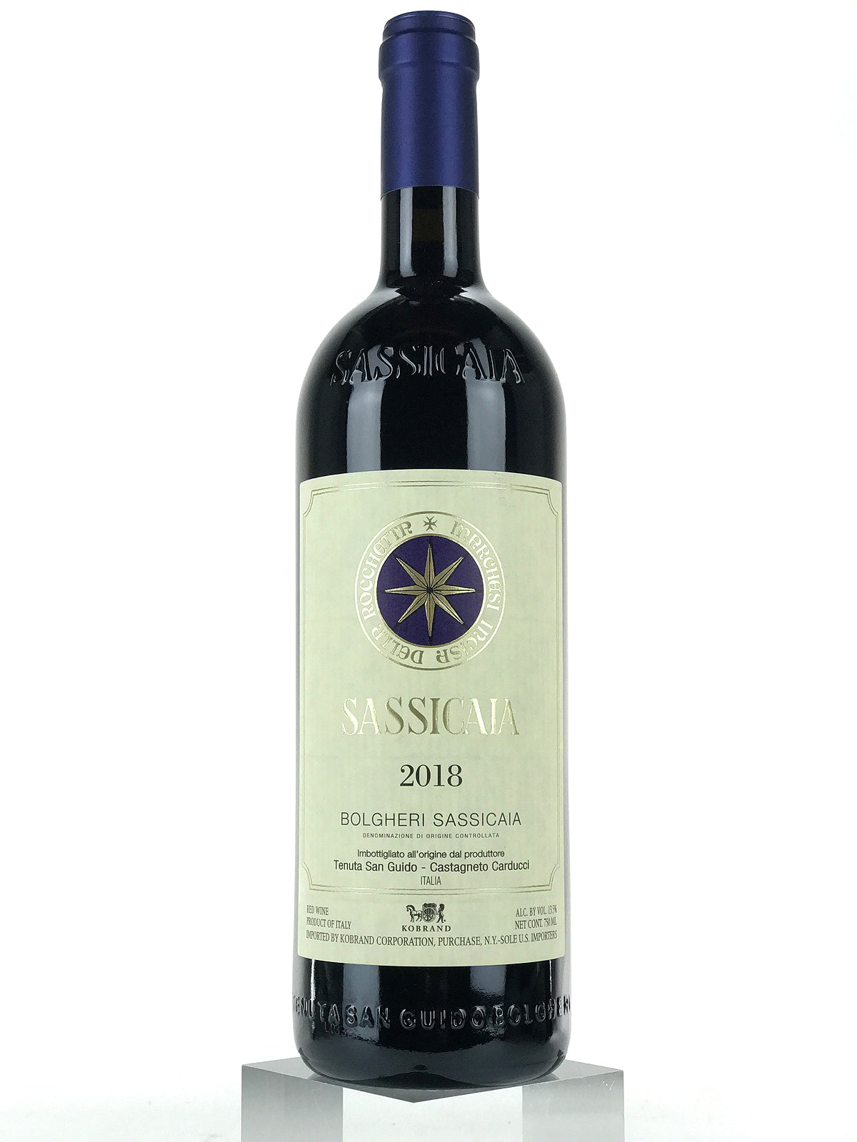 Sassicaia 2018 サッシカイア 750ml ITYSASSASS-0750-2018-