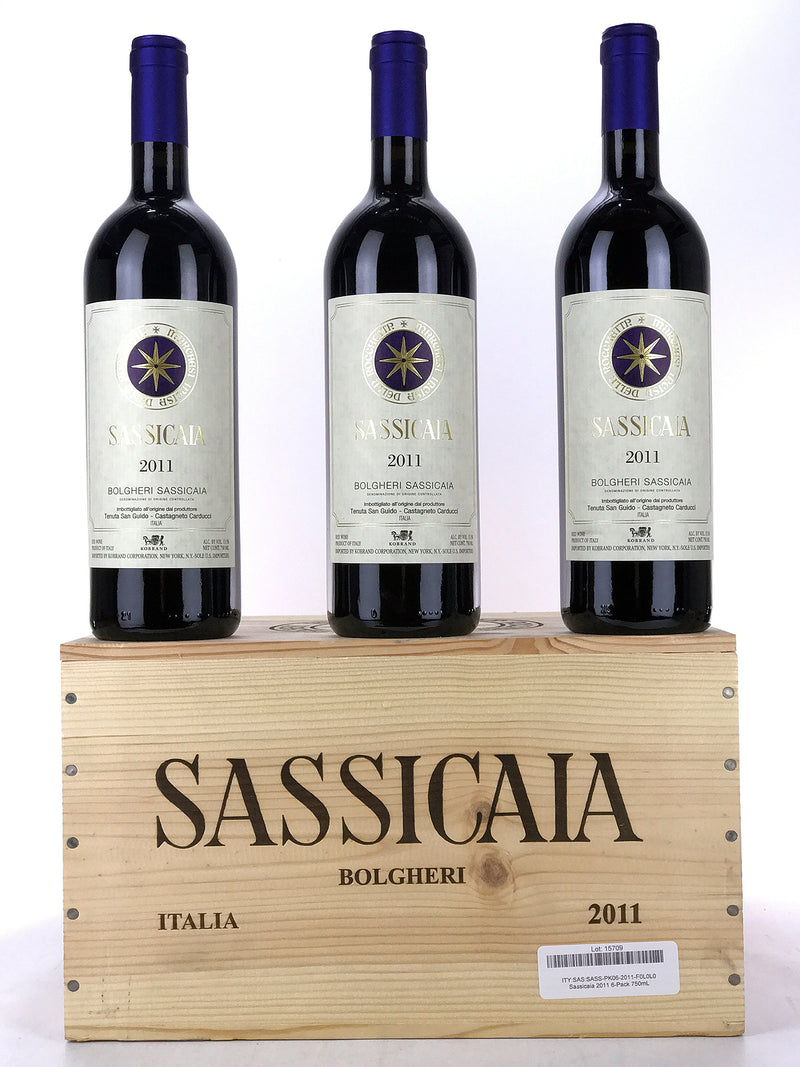 2011 Sassicaia, Tenuta San Guido, Bolgheri, Tuscany, Case of 6 Btls