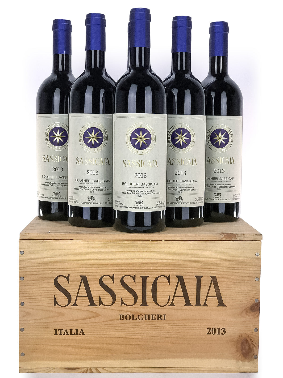 2013 Sassicaia, Tenuta San Guido, Bolgheri, Tuscany, Case of 6 Btls