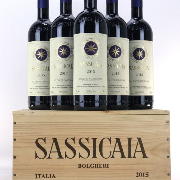 Sassicaia 2015 赤ワイン 750ml ITYSASSASS-PK06-2015-