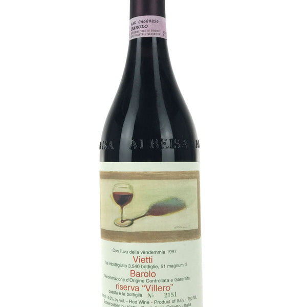 【まとめ割有】Vietti Barolo Riserva Villero 1997 Vietti, Barolo, Villero Riserva