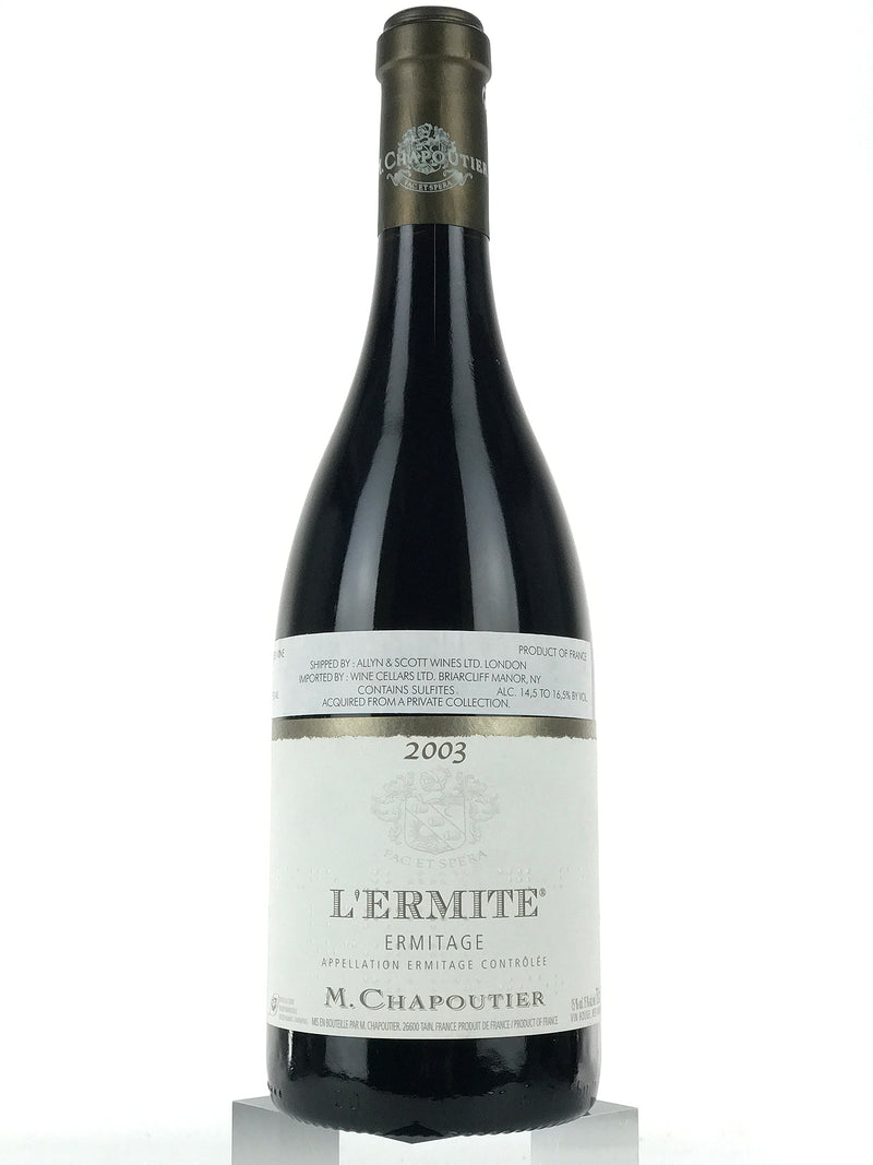 2003 M. Chapoutier Ermitage l'Ermite, Rhone, Bottle (750ml)