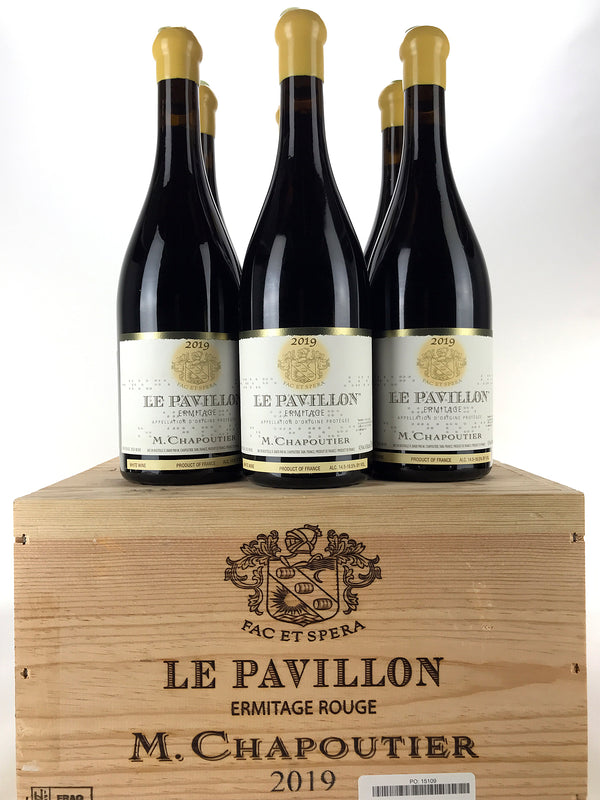 2019 M. Chapoutier, Ermitage, Le Pavillon, Case of 6 btls