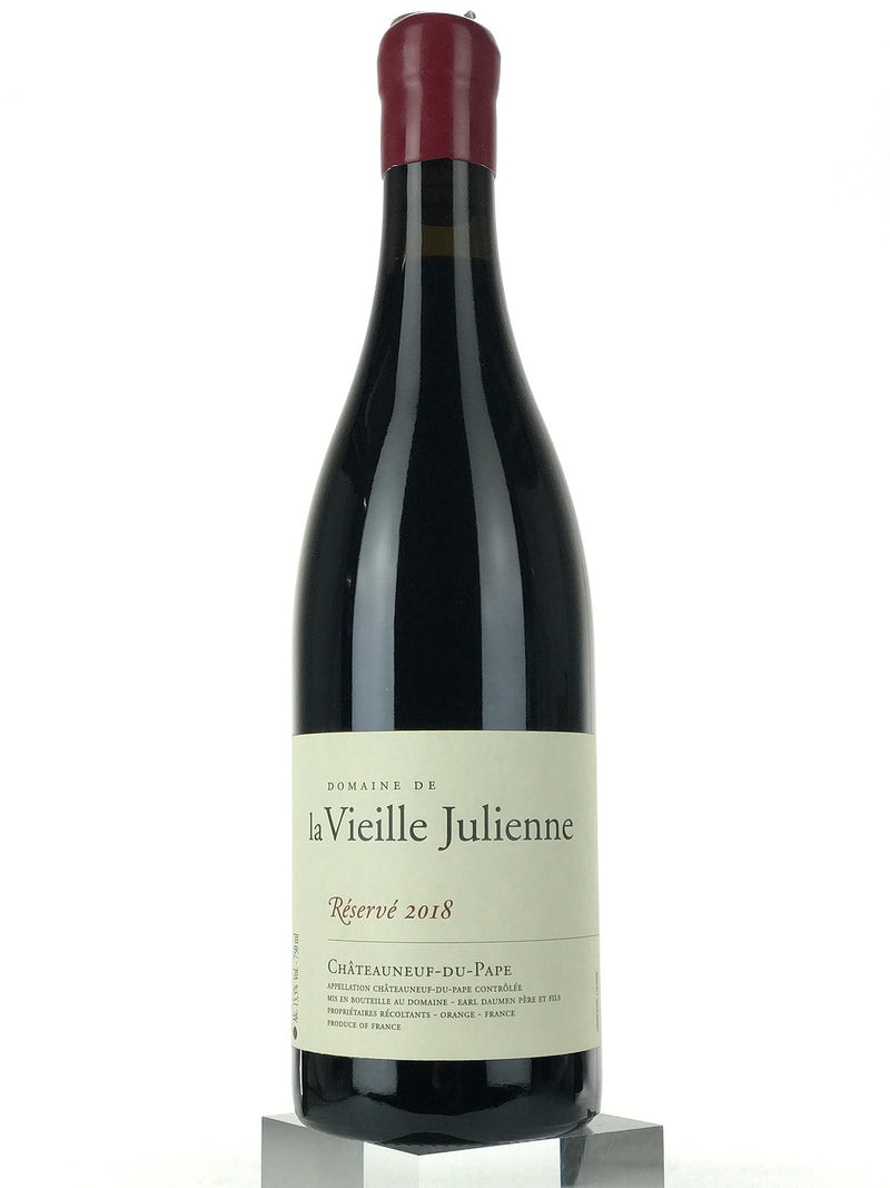 2018 Domaine de la Vieille Julienne, Chateauneuf du Pape, Reserve, Bottle (750ml)